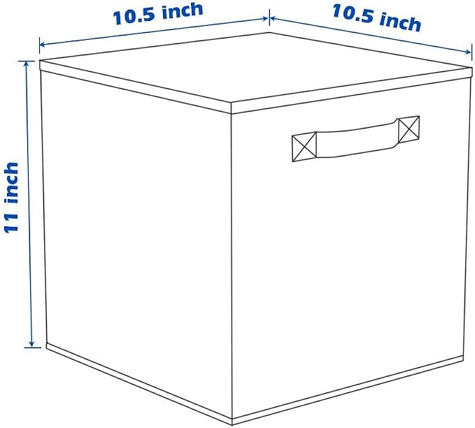 ShellKingdom Storage Bins, Foldable Fabric Storage Cubes And Cloth Storage