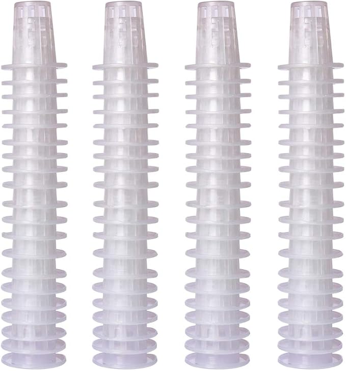 100 Pack 1 Inch Net Pots,Garden Slotted Mesh Net Cups Basket Hydroponic Pots Plant Nursery Pots for Hydroponics
