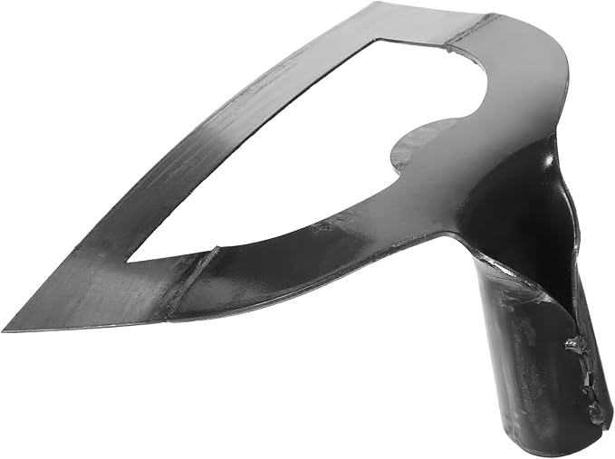 Uonlytech Hollow Garden Hoe Heavy Duty Steel Weeding Tool 8.38X6.69X4.80In for Backyard Farming Soil Loosening Planting and Tillage