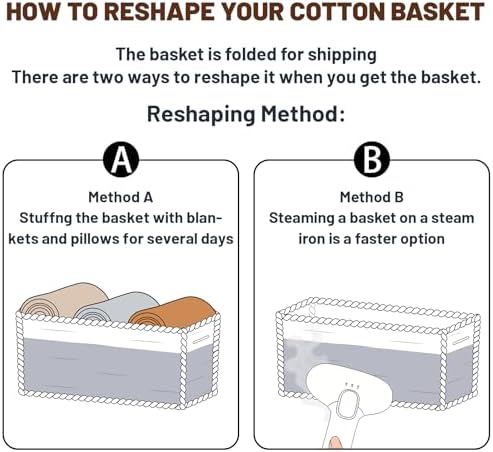 MiniArk Small Organizing Baskets for Cubes Shelf, 9.7x9.7x7.1 Inch Rope Woven Storage Bins for Nursery Shelves Storage, Cute Toy Basket, Square 3 Packs Off White