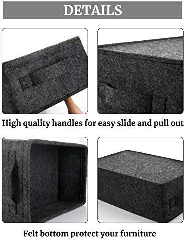 Long Gray Storage Baskets Narrow Storage Basket Organizer Storage Bins for Small Toys Keys Make Up Hair Cosmetic Drawer Home Decor Storage Basket Decorative Storage Bin
