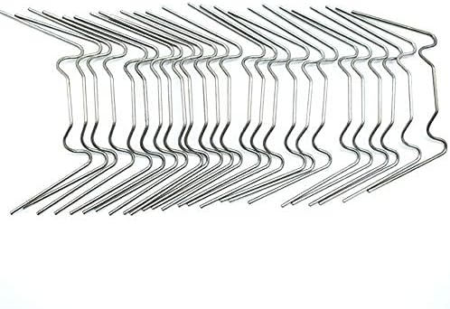 Mini Greenhouse Clips for Hanging - 100Pcs Stainless Steel Clips Green House Accessory Wire Clamp Clip pack for Harbor Freight Replacement Greenhouse Cover