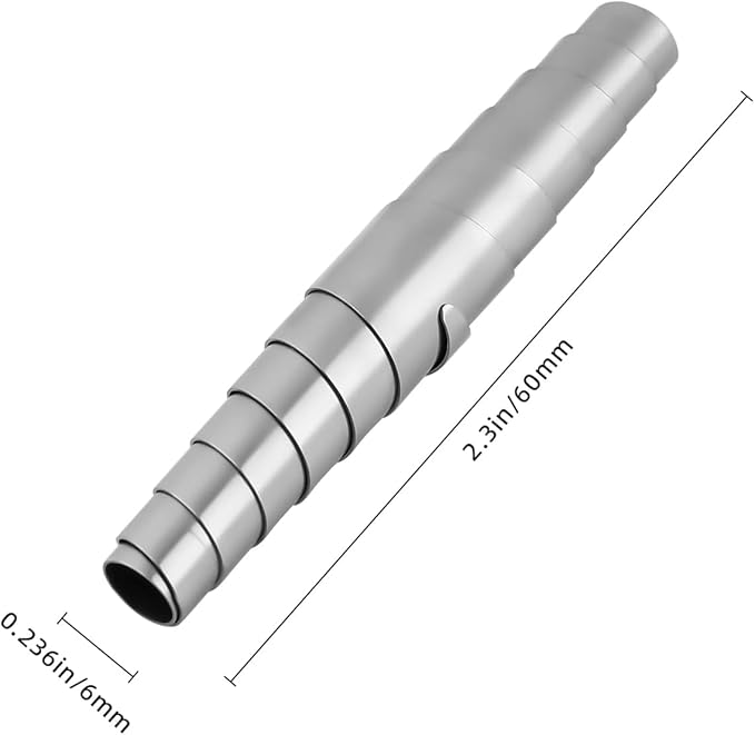 Replacement Springs for Hand Pruners, 6cm Standard Fitting Stainless Steel Heavy Duty Volute Spring for Pruners Models, Pruning Shears Springs, Spring Scissors Parts & Accessories (Silver, 3)