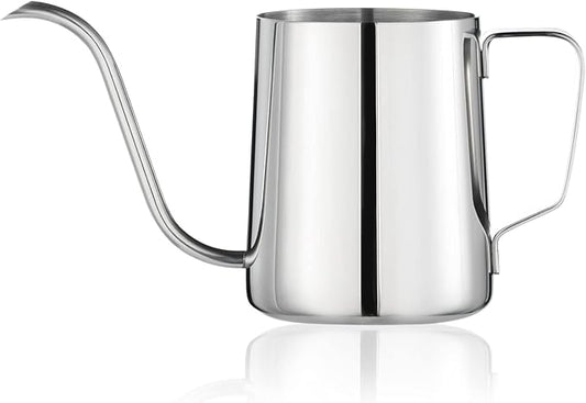 Small Watering Can for Indoor Plants, Mini Indoor Watering Can with Long Spout and Handle 12 Oz / 350 ml Rust-Proof 304 Stainless Steel Material