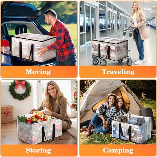 Moving Bags, Extra Large Heavy Duty Storage Bags, 76L, 10 Packs