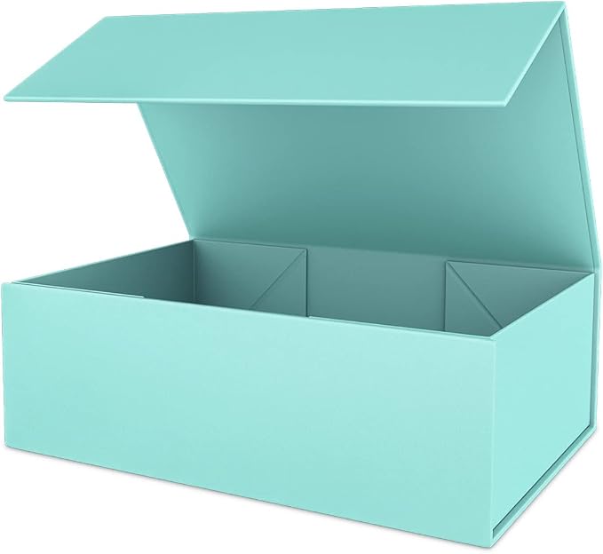 1 Pack Gift Boxes 12" x 6" x 4", Magnetic Closure Lid Gift Box for Presents