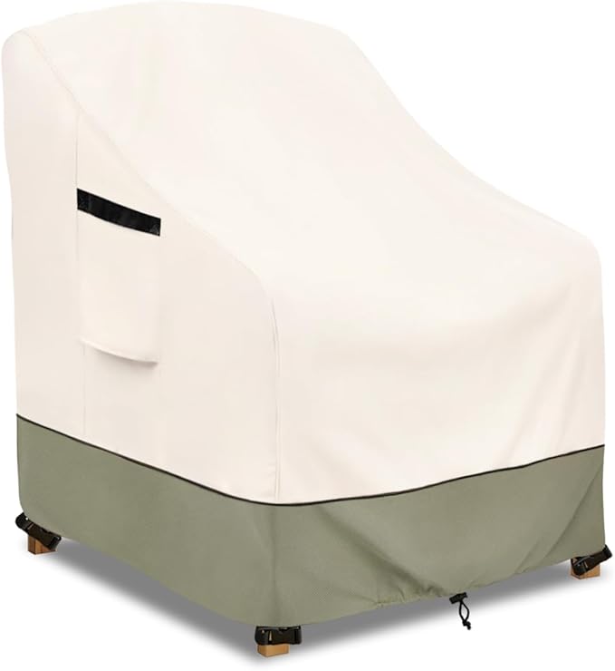 Outdoor Chair Covers 32" W x 34" D x 34" H,600D Heavy Duty Waterproof Patio Chair Cover,Outdoor Furniture Covers for Lawn/Garden Chiar