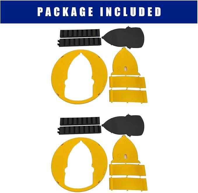 Mouse Trap Bucket Lid (2-Pack) - Humane Flip and Slide Bucket Lid Mouse/Mice/Rat Trap, Auto Reset, Multi Catch Mice Trap Compatible with 5 Gallon Bucket for Indoor/Outdoor/Chicken Coop