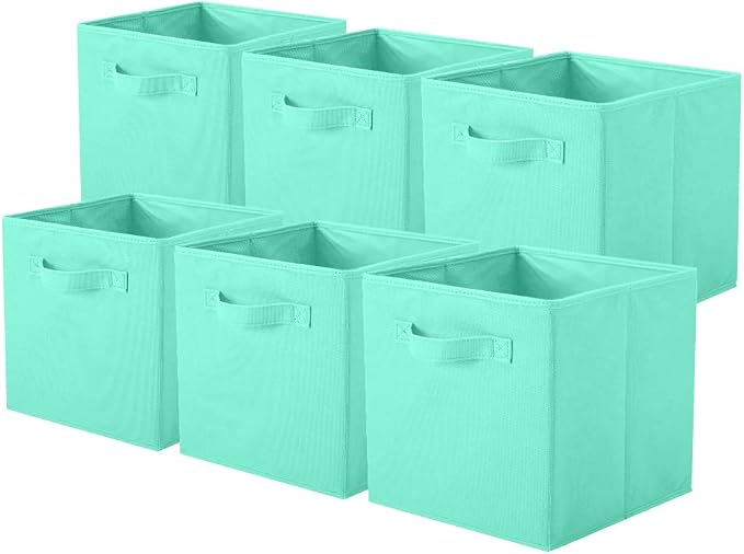 ShellKingdom Storage Bins, Foldable Fabric Storage Cubes And Cloth Storage