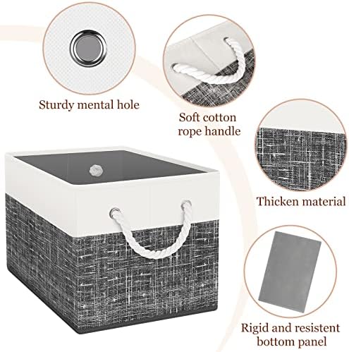 StorageTastic Storage Bin,Collapsible Storage Basket For Organizing,Large