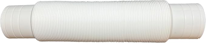 EarthMinded - Aquabarrel DIY, FlexiFit Downspout Diverter Kit for 2x3 Downspouts - Connects Your Rain Barrel to The Downspout - | White