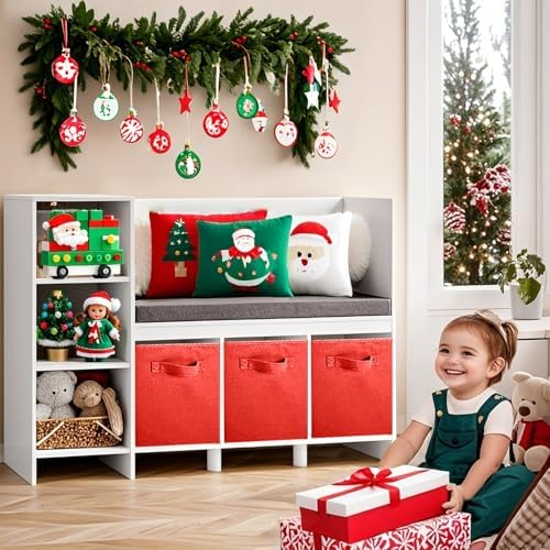 ShellKingdom Storage Bins, Foldable Fabric Storage Cubes And Cloth Storage