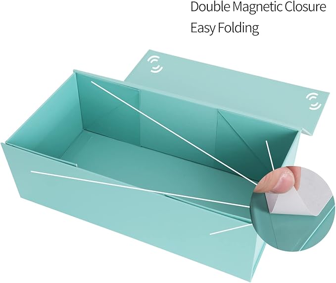 1 Pack Gift Boxes 12" x 6" x 4", Magnetic Closure Lid Gift Box for Presents