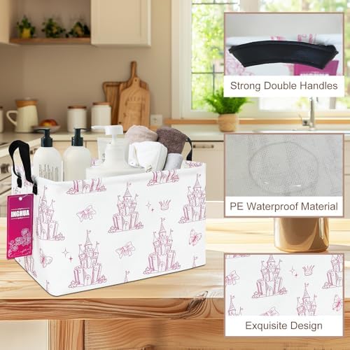Rectangular Castle Storage Basket