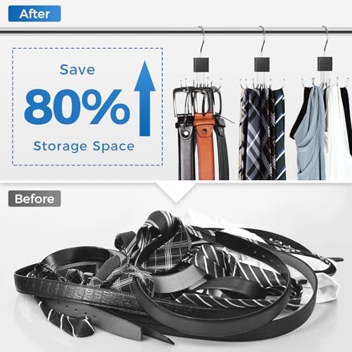 1 Pack Belt Hanger, Belt Organizer for Closet