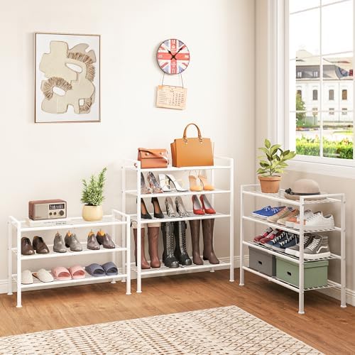 5 Tier Shoe Rack,Metal Shoe Storage