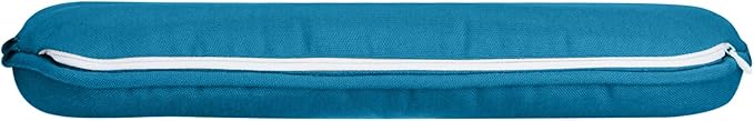 SleepMan Outdoor 17"x16" Chair Cushions with Ties Set of 2, Water Resistant All Weather U-Shape Seat Pads for Patio Garden Furniture Indoor (Set of 2, Indigo Blue)
