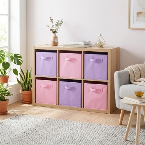 ShellKingdom Storage Bins, Foldable Fabric Storage Cubes And Cloth Storage