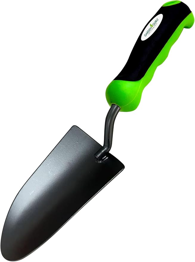 Garden Guru Heavy Duty Garden Trowel Hand Shovel for Gardening – Strong Carbon Steel - Rust Resistant – Ergonomic Grip – Perfect Trowel Garden Tool for Soil Digging (2 Pack) Transplanting Weeding