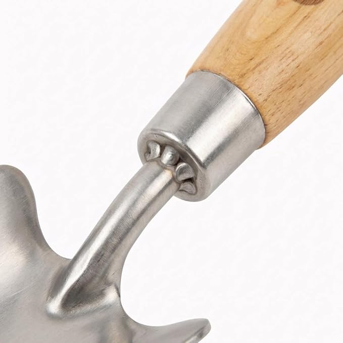 tooloflife Long Handle Garden Shovel – Stainless Steel Gardening Hand Trowel for Planting Digging Transplanting (Wide+Narrow)