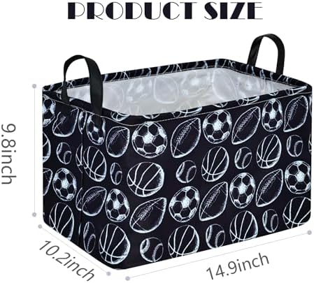 MAIZMZ Kids Hamper Storage Bins Organizer Toy Box Laundry Basket Large Canvas Collapsible Chest for Home/Dorm/Kitchen/Pet/Office/Closet/Shelf/Gift Baskets