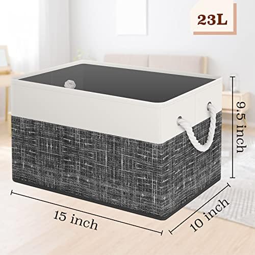 StorageTastic Storage Bin,Collapsible Storage Basket For Organizing,Large