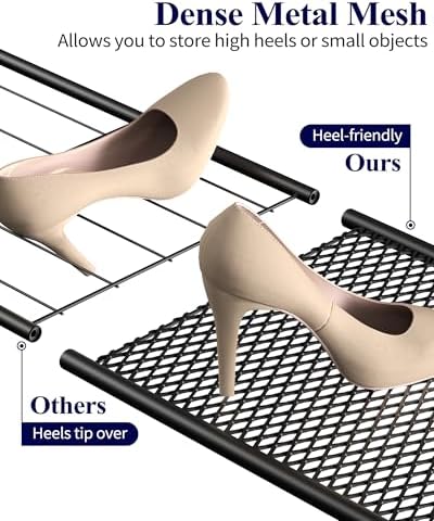Kitsure Wooden Top Shoe Rack for Entryway, 29.5" x 11.4" x 24.8", Brown