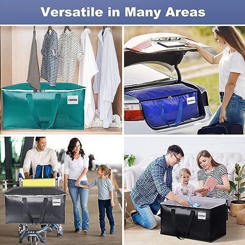 StorageRight Moving Bags, Moving Boxes, 93L 6-Pack Sotrage Bags, 4 Colors