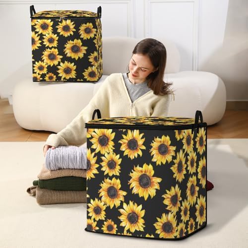 2pcs blanket storage bag for under bed,closet organizers 95L