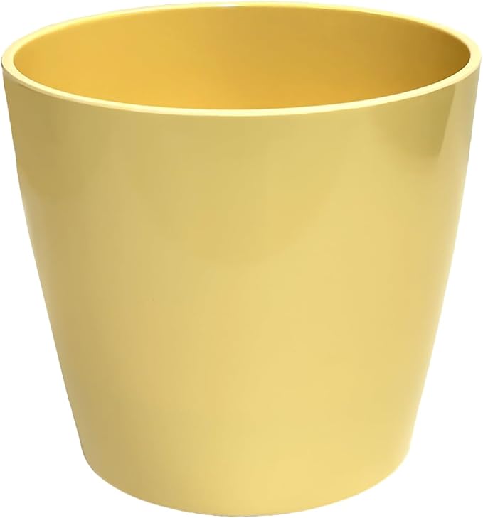 7” Self-Watering Pot – Eco-Friendly Bamboo Planter, Biodegradable & Plastic-Free, Indoor/Outdoor Plant Pot with Built-in Water Well for Healthy Root Growth