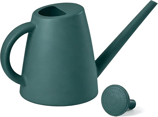 Indoor and Outdoor Watering Can - Long Spout -1/2 Gallon (64oz) - Blackish Green