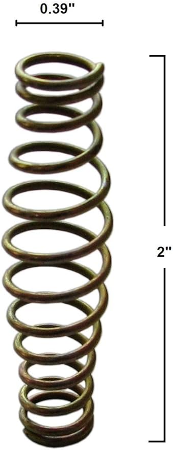 Replacement Spring for Pruning Shears, Precision Trimming Scissors Part for Heavy Duty Bypass Pruner, 2 inch
