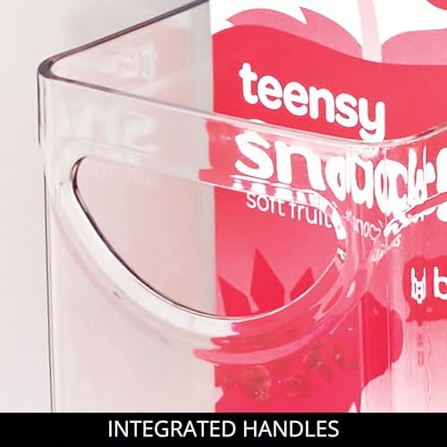 iDesign Narrow Pantry Bin with Handles, Set of 4, Clear