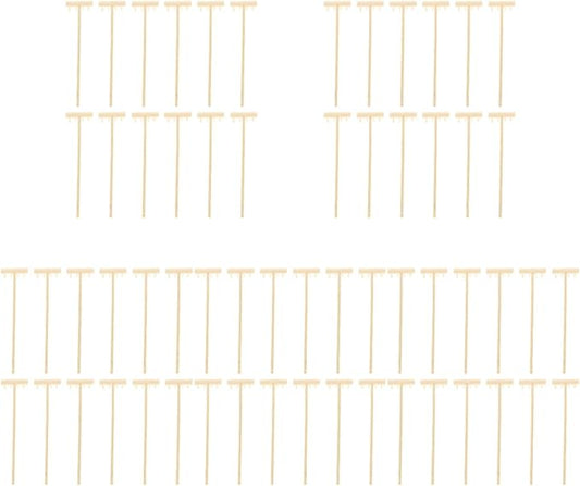 YARNOW 60 Pcs Mini Zen Garden Rakes Bulk, Miniature Sand Rake for Tabletop Meditation and Decorative Sandbox Accessories