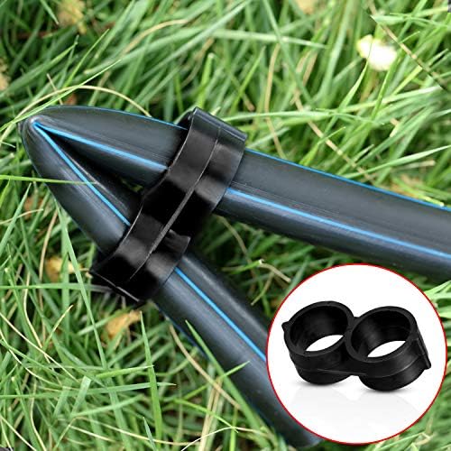 Boao Drip Irrigation Fittings Barbed connectors Tubing Kit Irrigation Parts for 1/2 Inch Barbed Connectors 28 Pcs Including 7 Tees 7 Couplings 7 Elbows and 7 End Cap for Drip or Sprinkler Systems