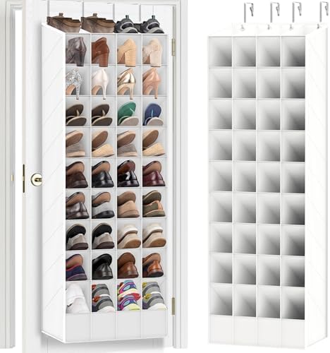 Ofiray-home Over the Door Shoe Organizer, 30-40 Pairs