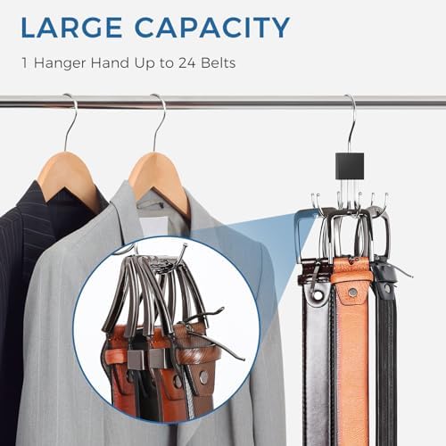 1 Pack Belt Hanger, Belt Organizer for Closet