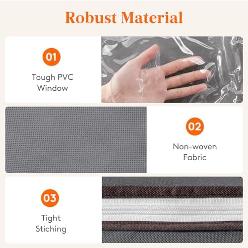 Lifewit 6 Pack 100L Large Clothes Storage, Blanket Storage Bags