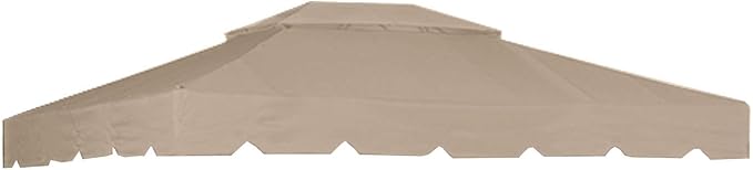 Garden Winds Replacement Canopy for The 10 x 12 Garden House Gazebo - Standard 350 - Beige