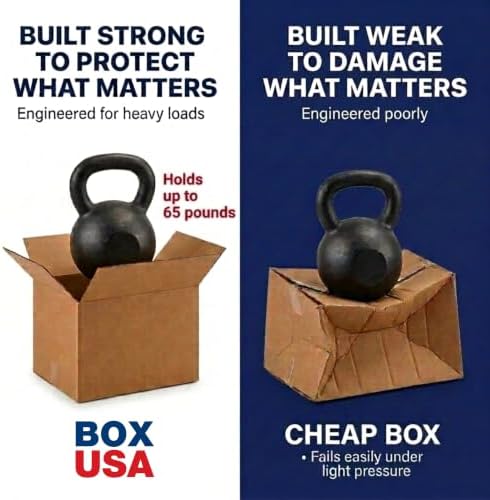 Box USA Shipping Boxes Large 24"L x 16"W x 8"H 20-Pack - Corrugated Cardboard Box for Moving, Mailing, Packing, Packaging and Storage
