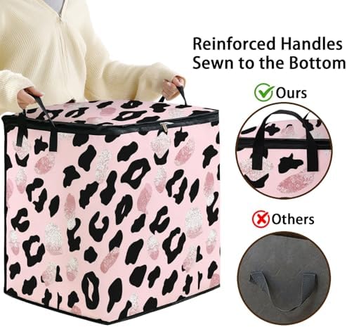 2pcs blanket storage bag for under bed,closet organizers 95L