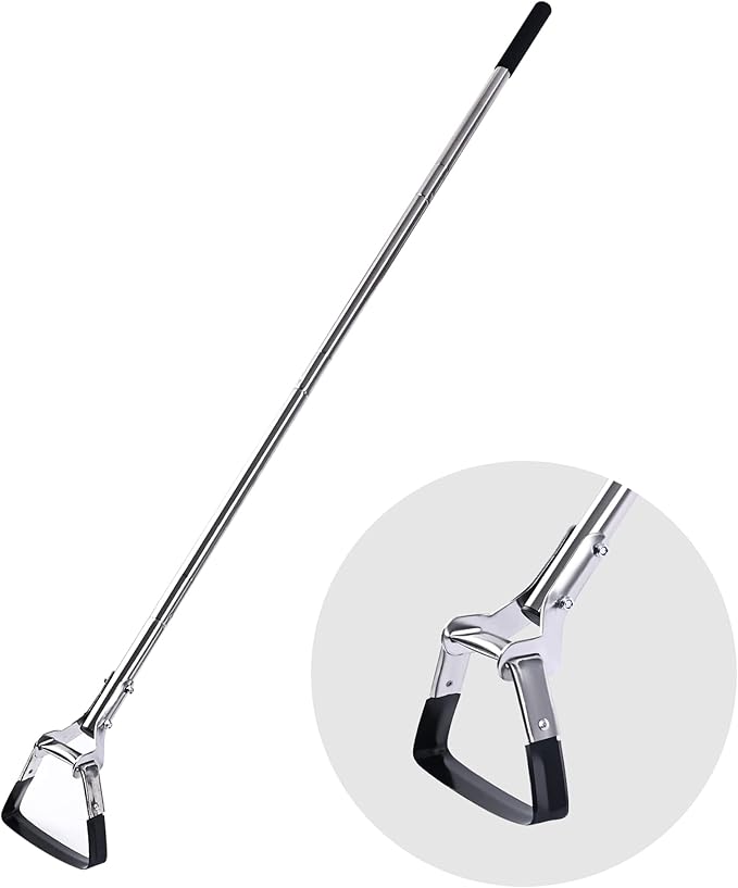 BARAYSTUS Garden Hoe 3-Height Adjustable - 55.9 Inch Long Handle Weeding Tool, Stainless Steel Heavy Duty Scuffle Hoe for Lawn,Yard & Vegetable Garden