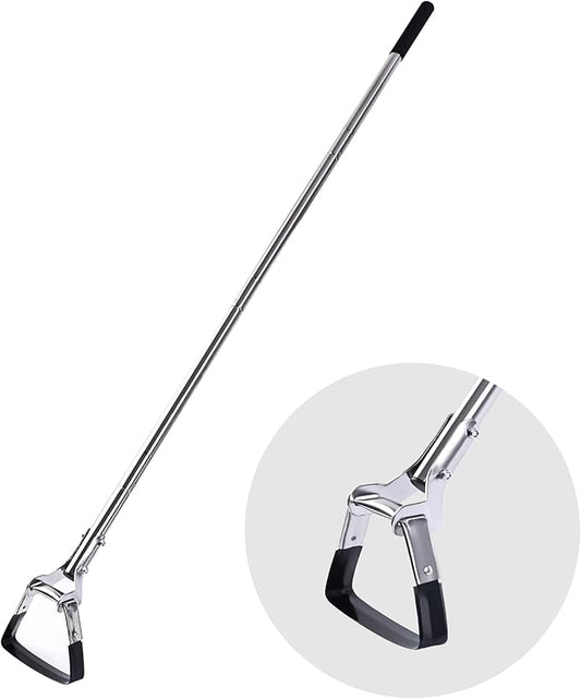 BARAYSTUS Garden Hoe 3-Height Adjustable - 55.9 Inch Long Handle Weeding Tool, Stainless Steel Heavy Duty Scuffle Hoe for Lawn,Yard & Vegetable Garden