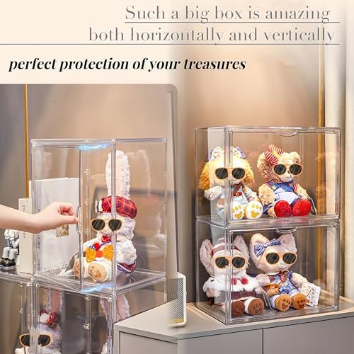 Attelite XXX-Large Acrylic Display Case Boot Shoe Storage Boxes