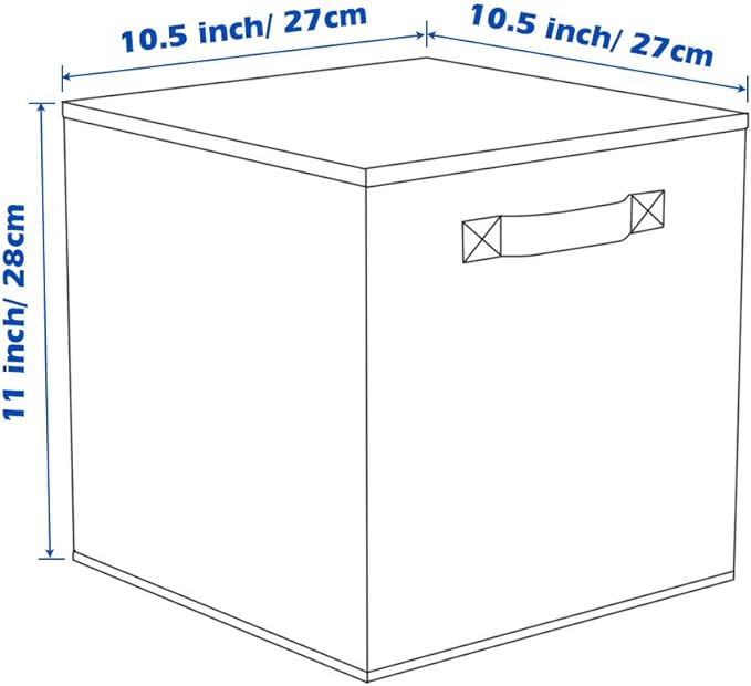 ShellKingdom Storage Bins, Foldable Fabric Storage Cubes And Cloth Storage