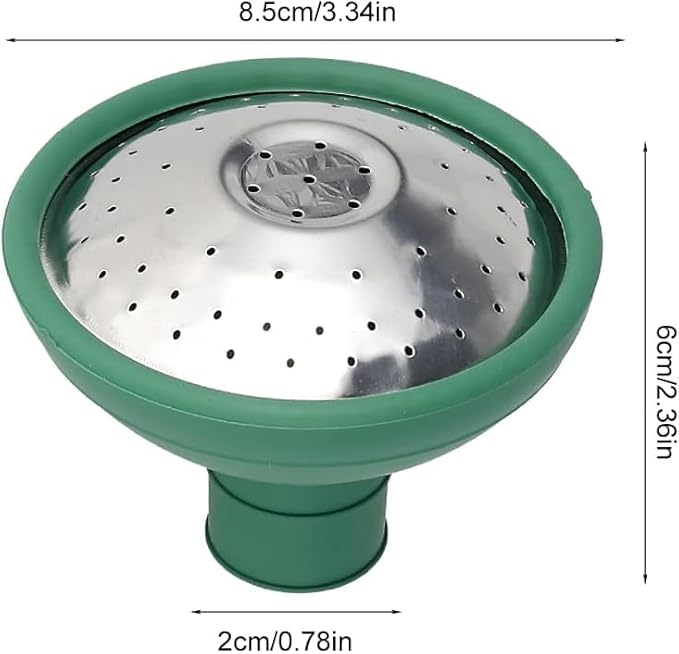 Green Universal Garden Watering Can Rose Head Water Sprinkler Sprayer Fit All Watering Can Rose Spout Cover Nozzle Replacement Garden Tool Gardening Equipment