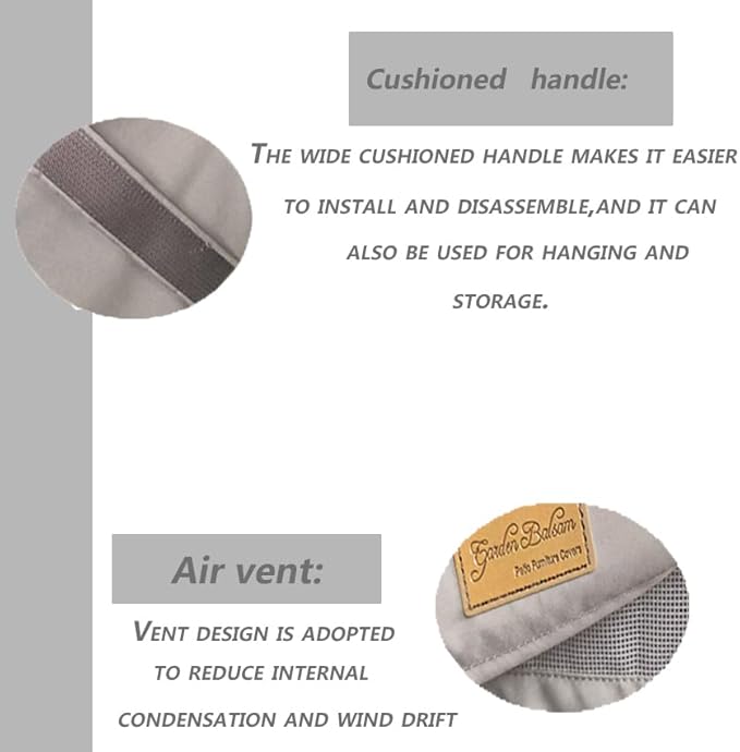 Patio Chair Cover Waterproof,Heavy Duty Outdoor Chair Covers, Beige Durable Patio Furniture Covers, 2 Pack, 33W*35W*38.5H inch