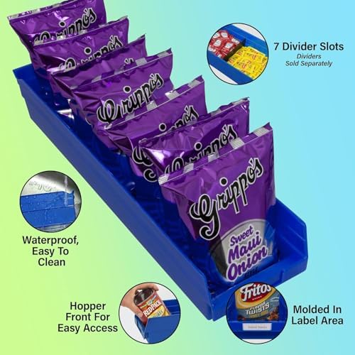 Akro-Mils 30164 Heavy Duty Plastic Shelf Bins, 24"x 6.5"x 4", Green, 6-Pk