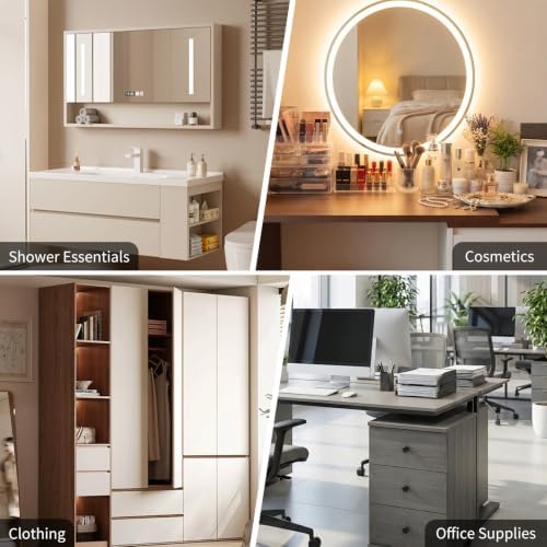 Adjustable Drawer Dividers 11.3-20in Organizer for Dresser (4)