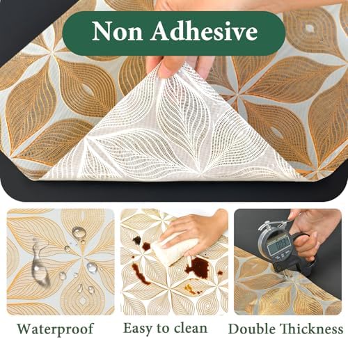 3D Drawer and Shelf Liner for Kitchen Cabinet: 17 in X 20 Ft Waterproof